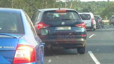 Skoda Kodiaq undisguised spy shot