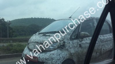 Tata Pelican front quarter spied