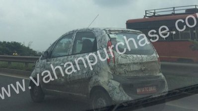 Tata Pelican rear quarter spied