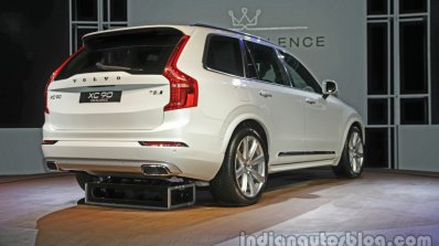 Volvo XC90 Excellence PHEV rear three quarter launched