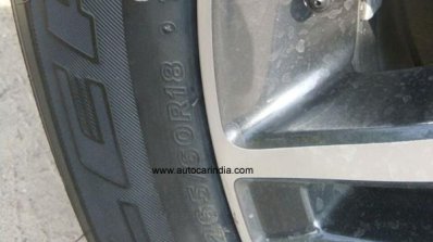 2016 Toyota Fortuner wheel spied uncamouflaged India