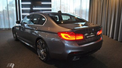 2017 BMW 5 Series (BMW G30) rear three quarters