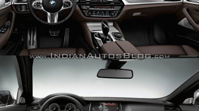 2017 BMW 5 Series vs 2014 BMW 5 Series dashboard