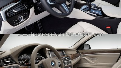 2017 BMW 5 Series vs 2014 BMW 5 Series interior