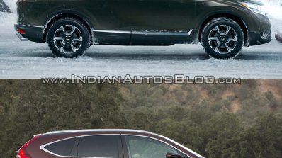 2017 Honda CR-V vs 2015 Honda CR-V side
