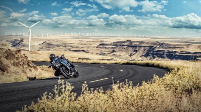 2017 Kawasaki Ninja H2 front three quarters