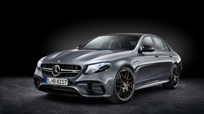 2017 Mercedes-AMG E 63 4MATIC+ front three quarters