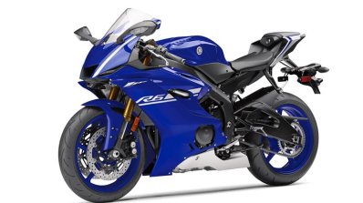 2017 Yamaha YZF-R6 Team Yamaha Blue front three quarters