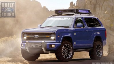 2020 Ford Bronco front three quarters rendering seventh image