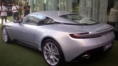 Aston Martin DB11 rear three quarter in India