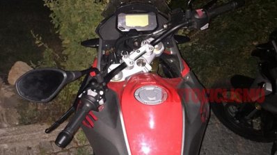 BMW G310 GS handlebar spied