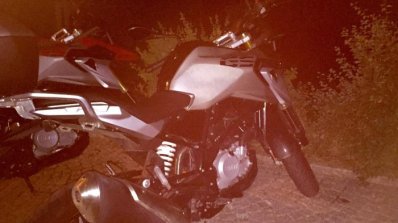 BMW G310 GS rear quarter spied