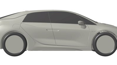 BMW i5 patent rendering right side