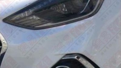 Hyundai Celesta sedan headlamp spied