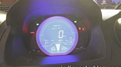Mahindra E2O Plus instrument cluster launched