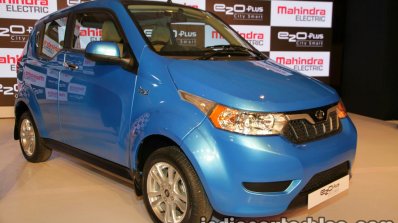 Mahindra E2O Plus front three quarter launched