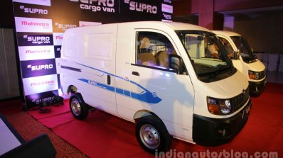 Mahindra e-Supro EV front three quarter launched