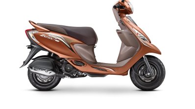 TVS Scooty Zest 110 Himalayan Highs Edition side