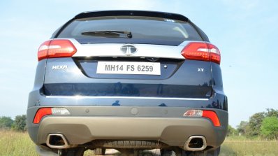 Tata Hexa XT MT rear end Review