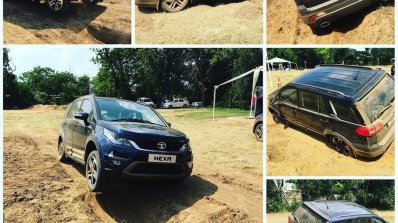Tata Hexa off-road event