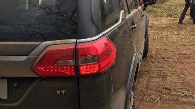 Tata Hexa taillight off-road event