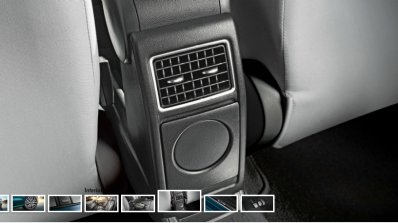 VW Polo AllStar rear AC vent India-spec