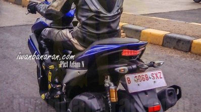 Yamaha NVX 150 rear quarter spied