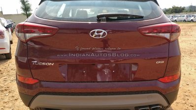 2016 Hyundai Tucson rear spied dealership