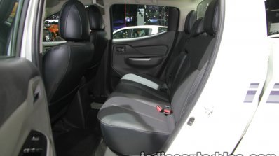 2017 Mitsubishi Triton rear seats at 2016 Thai Motor Show