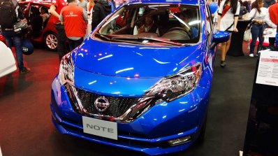 2017 Nissan Note (facelift) front at 2016 Bogota Auto Show