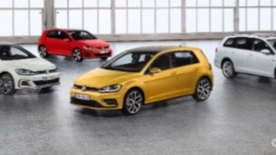 2017 VW Golf (facelift) range leaked image