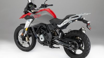 BMW G 310 GS rear three quarters studio image