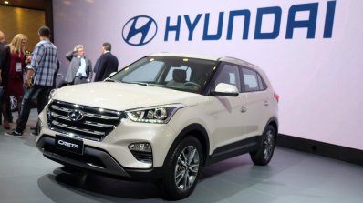 Brazilian-spec Hyundai Creta front three quarters left side