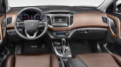 Brazilian-spec Hyundai Creta interior dashboard