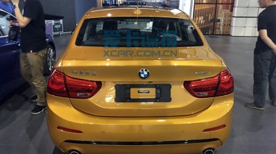 China-made BMW 1 Series sedan rear photographed