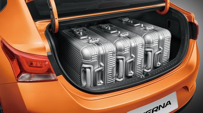 Chinese-spec 2017 Hyundai Verna boot