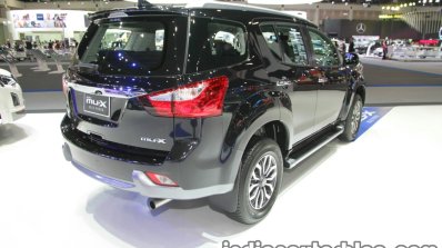 Isuzu MU-X rear three quarters at 2016 Thai Motor Expo
