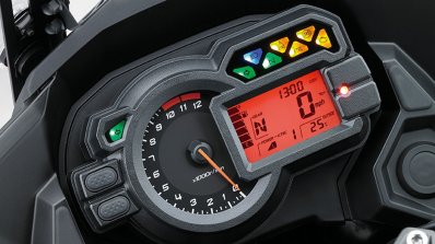 Kawasaki Versys 1000LT 2017 instrumentation.