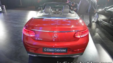 Mercedes C Class Cabriolet rear launched