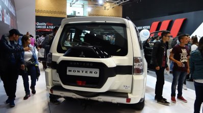 Mitsubishi Montero rear at 2016 Bogota Auto Show