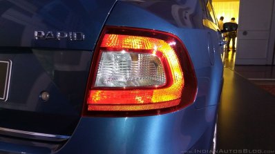 New Skoda Rapid (facelift) new taillamp launch images
