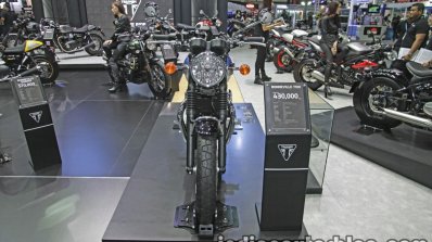 New Triumph T100 front at Thai Motor Expo