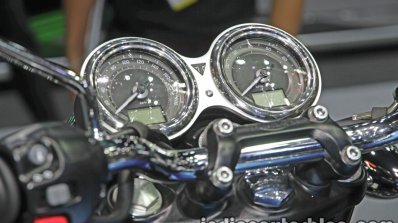 New Triumph T100 instrumentation at Thai Motor Expo