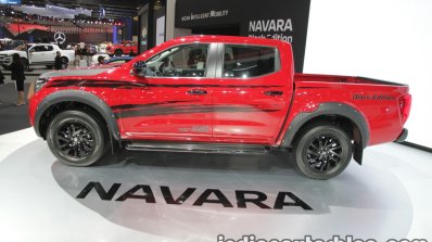 Nissan Navara Black Edition left side at 2016 Thai Motor Expo