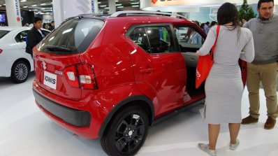 Suzuki Ignis at 2016 Bogota Auto Show rear three quarters right side