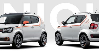 Suzuki Ignis iUNIQUE Azzurro MALDIVE BiColor front three quarters