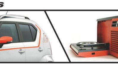 Suzuki Ignis iUNIQUE orange stripe