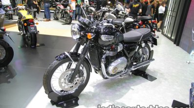 Triumph T100 front three quarter at Thai Motor Expo