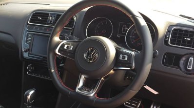 VW Polo GTI interior photographed
