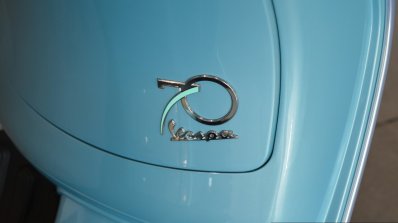Vespa VXL 70th Anniversary Edition badge launched